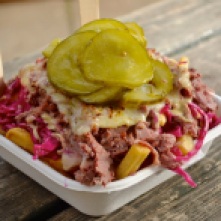 beefy chips market newington green london pickle beef chips cheese cabbage