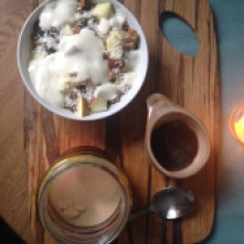 coffee espresso granola yoghurt sugar candle brunch breakfast
