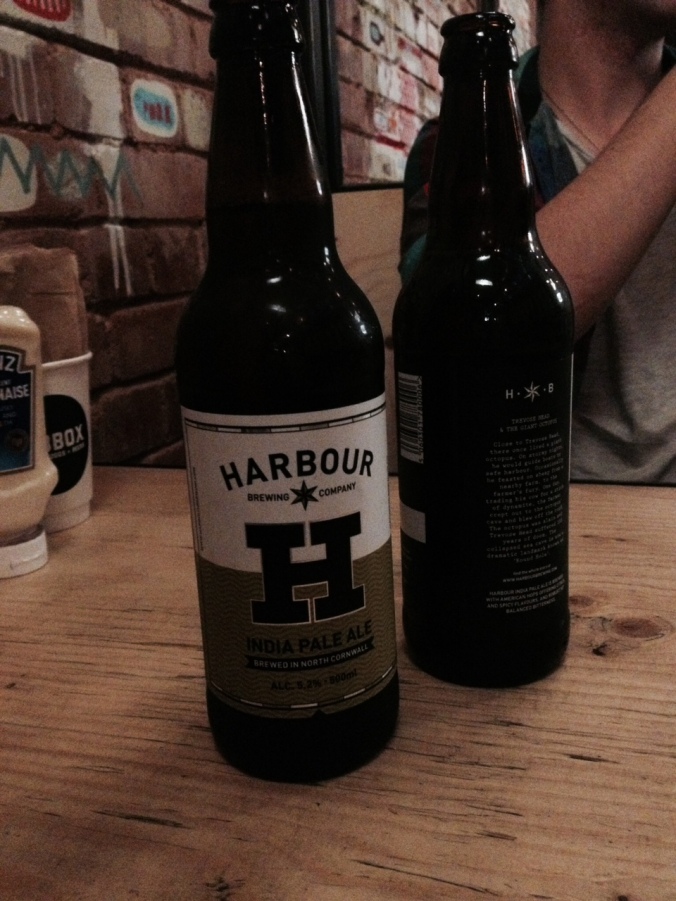 harbour beer, india pale ale, exeter, hubbox, bar