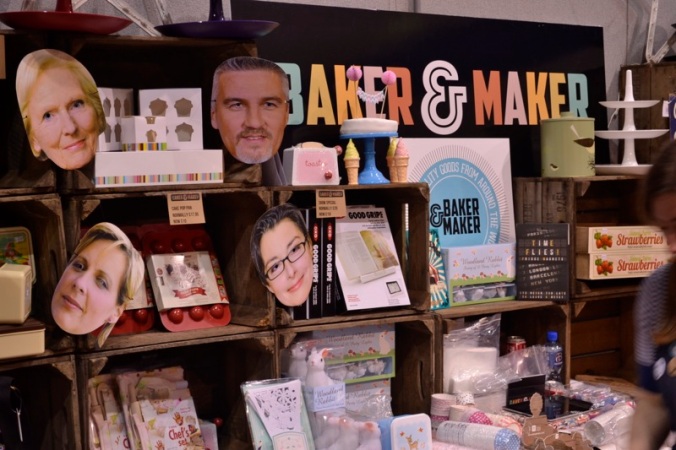 big cake show, exeter, gbbo masks, mary berry, paul hollywood, mel giedroyc, sue perkins, baking tools, bakers kit