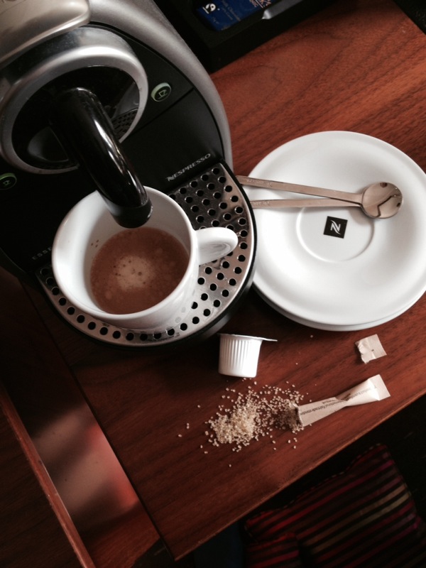 nespresso machine, pixie nespresso, hotel coffee, mercure hotel, southgate hotel exeter