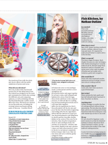 guardian, guardian cook, gastrogays, feature, print media, eurovision, party, eurovision party, europe, a song for europe, porter cake, chocolate, cherry