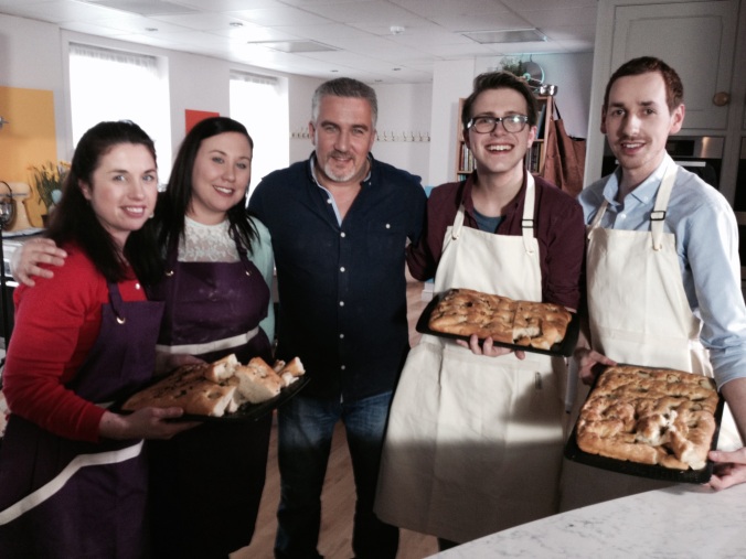 Russell James Alford, Patrick Hanlon, Paul Hollywood, Big Cake Show, Exeter, Focaccia