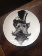 dog plate, liberty london,